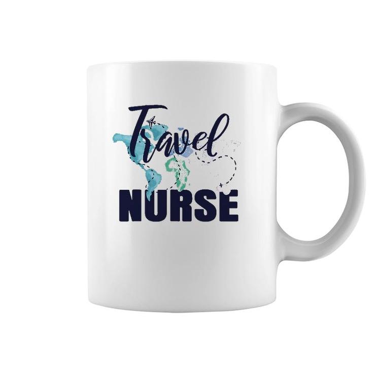 Travel Nurse Funny Rn Nursing Student Medical Assistant Gift Coffee Mug