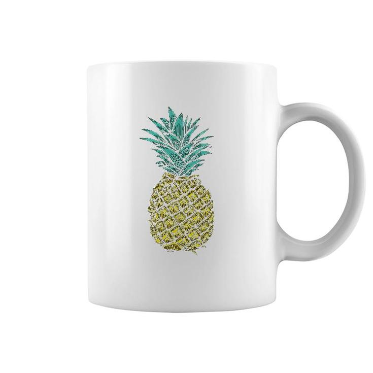 Trendy Tropical Pineapple Coffee Mug