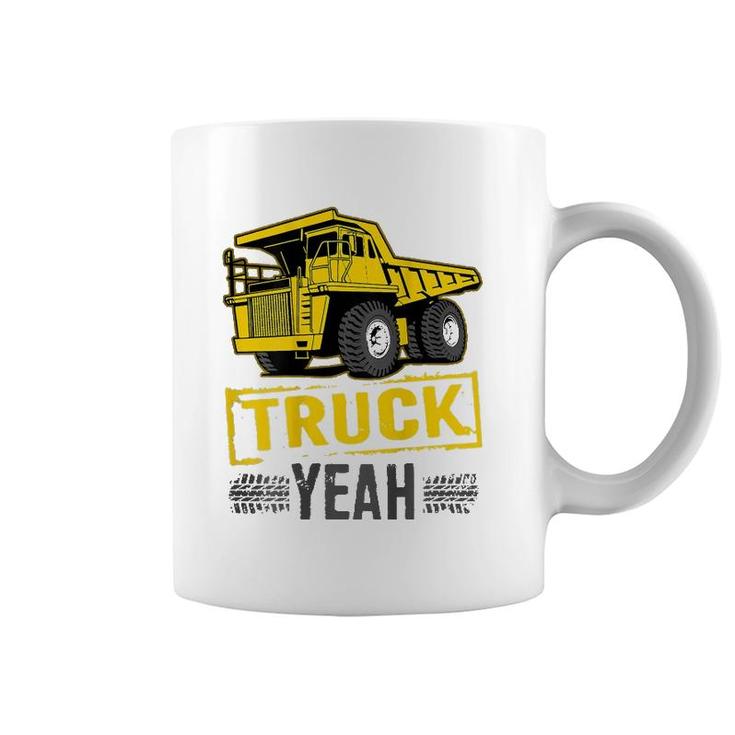 Truck Yeah Haul Truck Driver Backside Coffee Mug