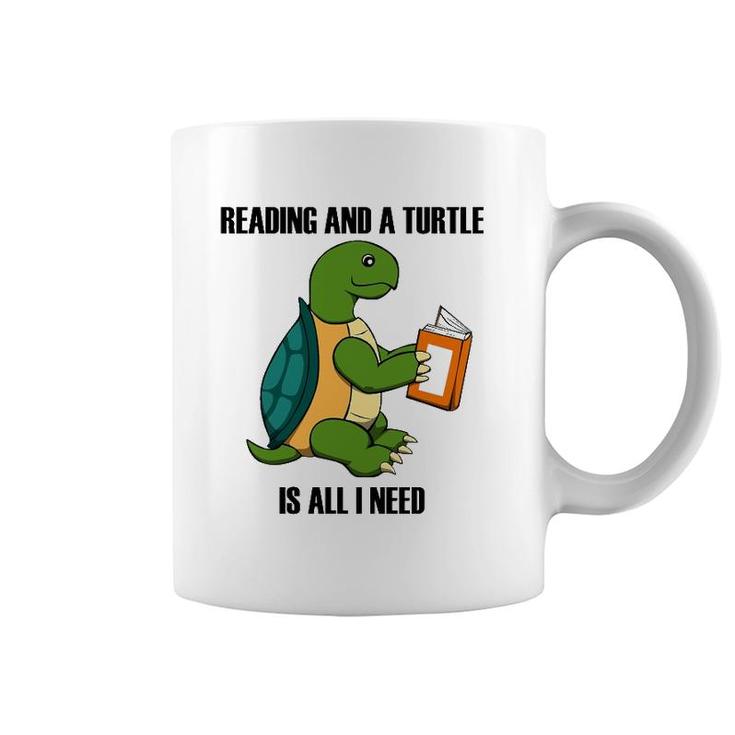 Turtles And Reading Funny Saying Book Coffee Mug