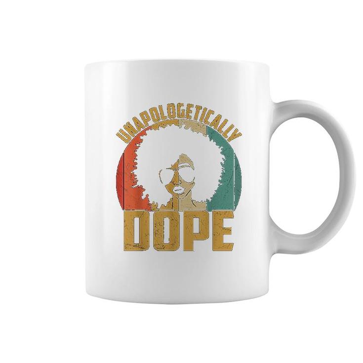 Unapologetically Black Pride Melanin African American Coffee Mug