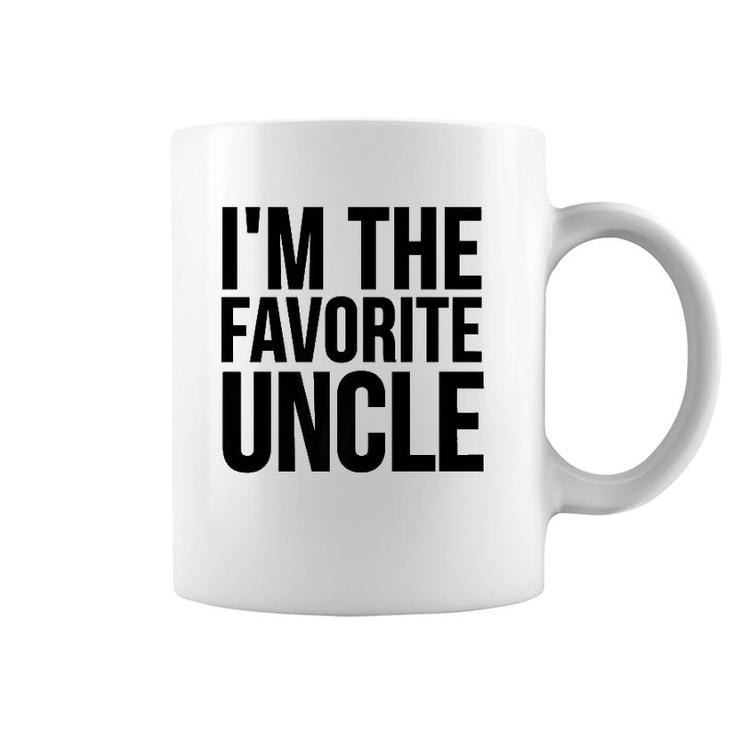 Uncle Funny Gift I'm The Favorite Uncle Premium Coffee Mug