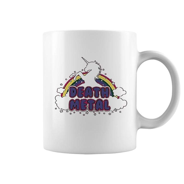 Unicorn Metal  Rainbow Hilarious Cute Coffee Mug