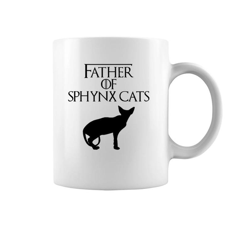 Unique Black Father Of Sphynx Cats Lover Gift E010510 Ver2 Coffee Mug