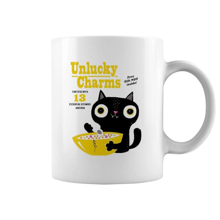 Unlucky Charms Black Cat Poster Cereal Box Coffee Mug