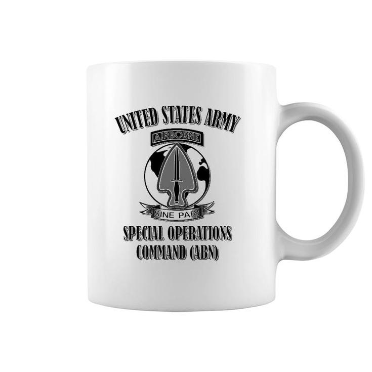 Us Army Special Operations Command Abn Back Design  Coffee Mug