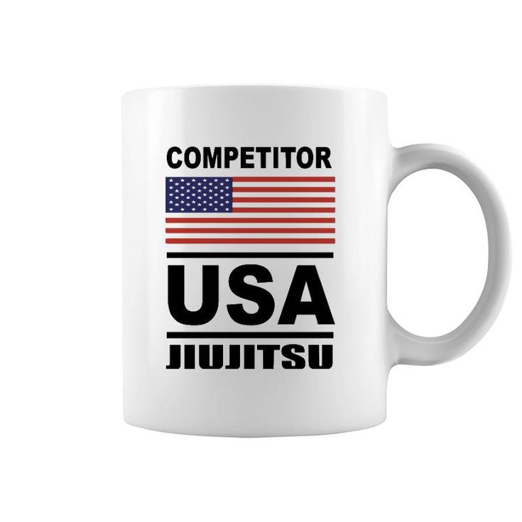 Usa Bjj Competitor Usa Jiu Jitsu Coffee Mug