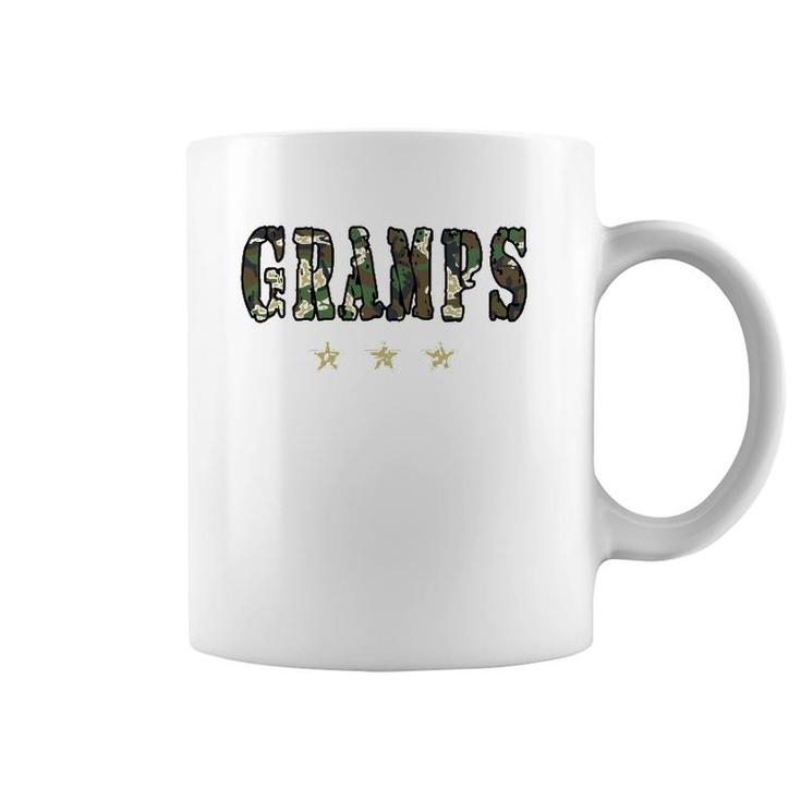Vietnam War Veteran Gramps Grandpa Camo Gift Proud Father Coffee Mug