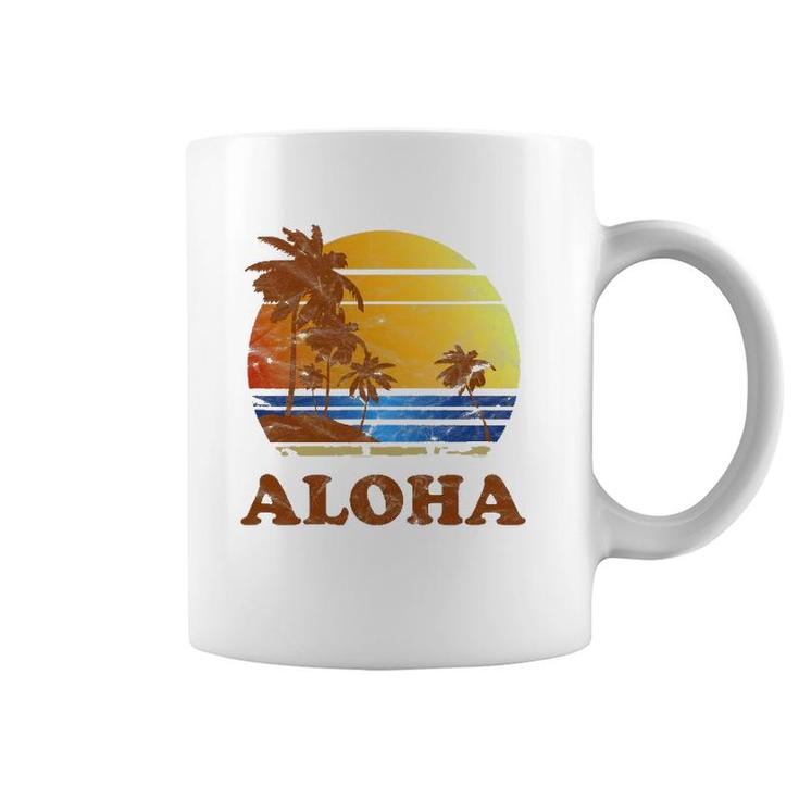 Vintage Hawaiian Islands Aloha Family Vacation Coffee Mug
