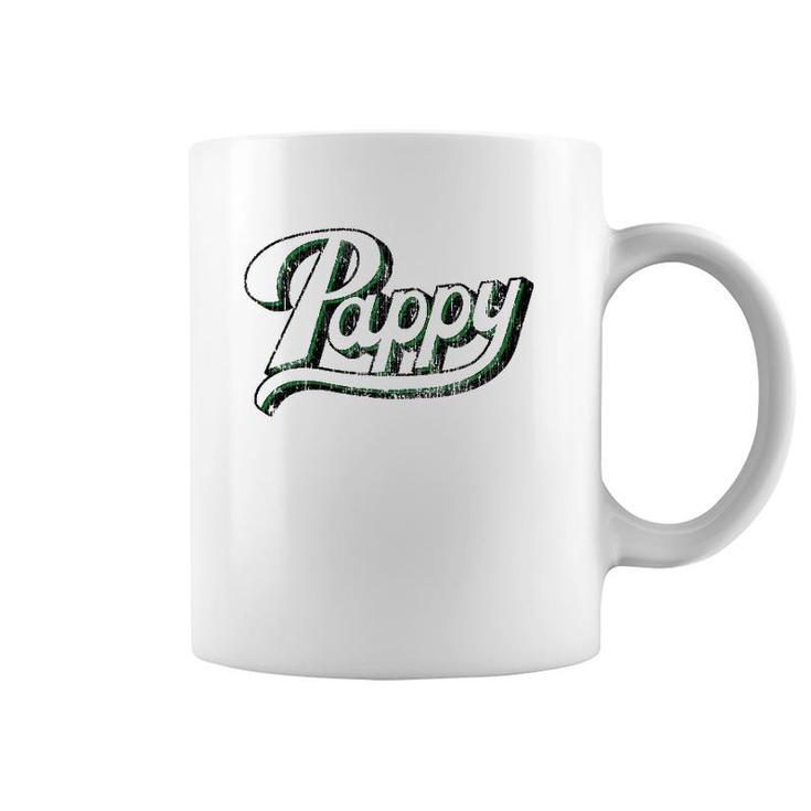 Vintage Pappy Father's Day For Grandpa From Grandkids Coffee Mug