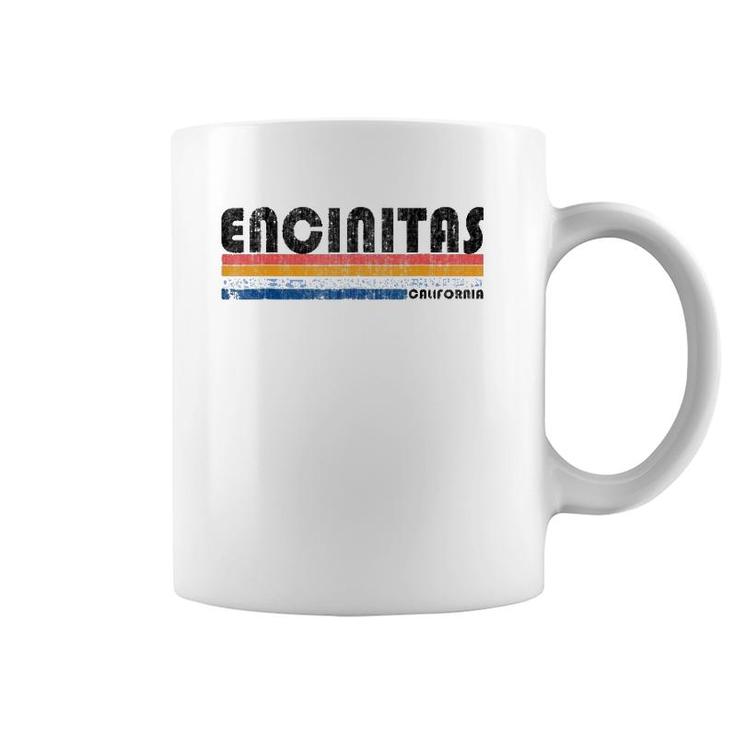 Vintage Retro 70'S 80'S Style Encinitas Ca Coffee Mug