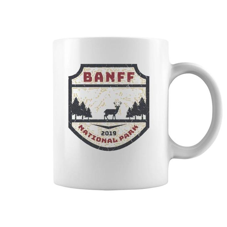 Vintage Retro Canadian Banff National Parks Souvenir Design  Coffee Mug