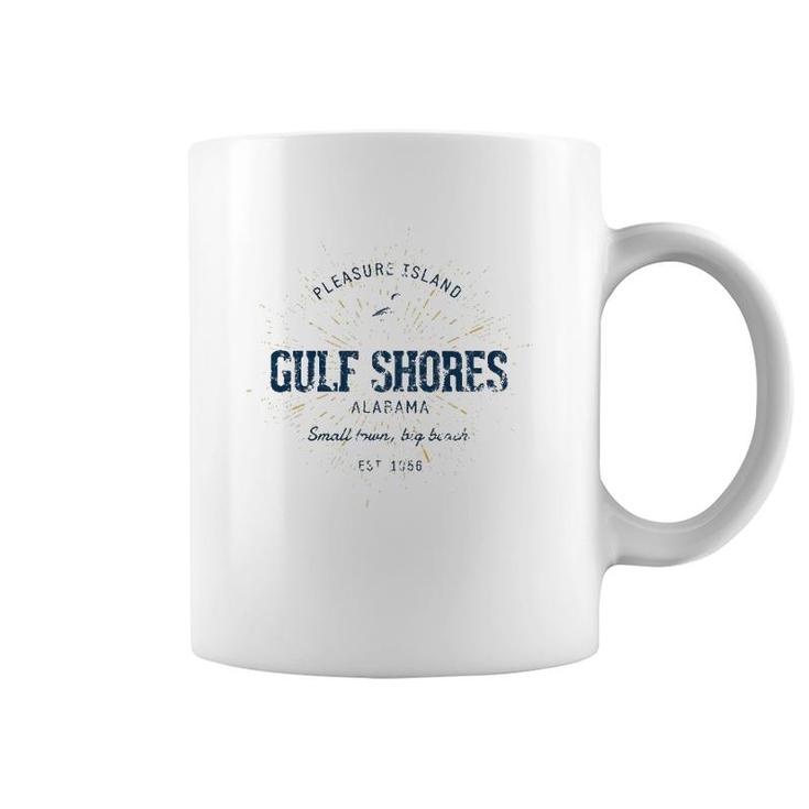 Vintage Retro Style Gulf Shores Coffee Mug