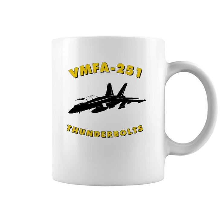 Vmfa-251 Fighter Attack Squadron Fa-18 Hornet Jet Coffee Mug