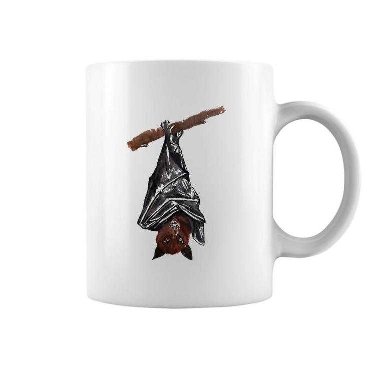 Watercolour Fruit Bat Flying Fox Nature Watercolor Animal Coffee Mug