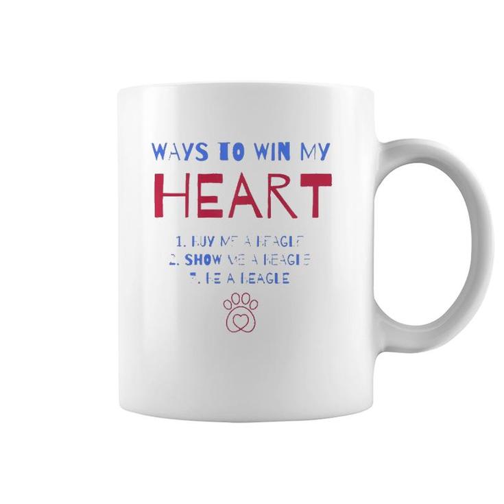 Ways To Win My Heart English Beagle Dog Lover Beagle Mom Coffee Mug