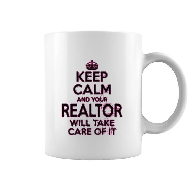 Wear Realtor Gifts Keep Calm Realtor Coffee Mug