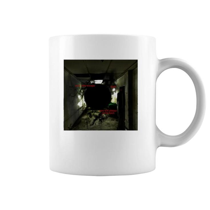 Weirdcore Aesthetic Oddcore Your Only Escape Alternative Alt Coffee Mug