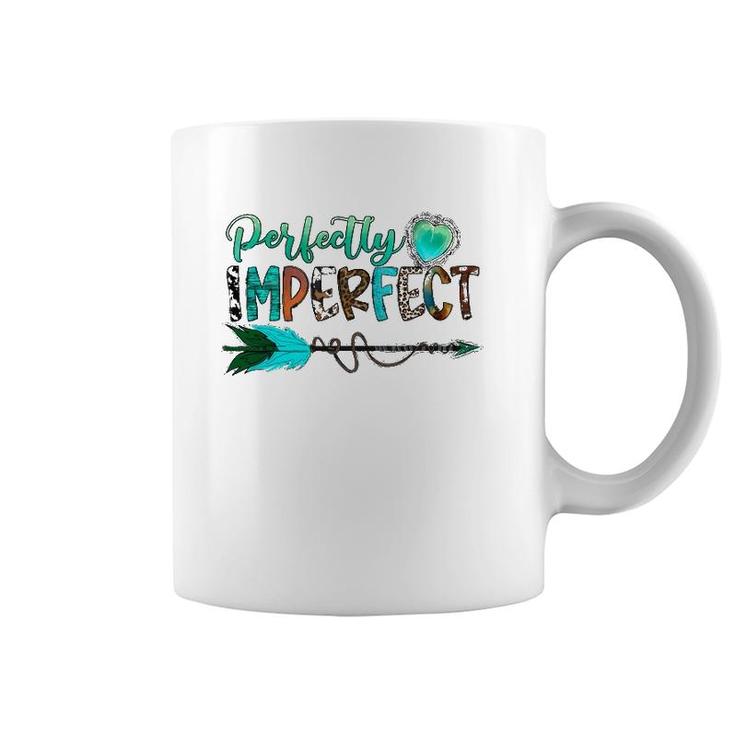 Western Texas Cowgirl Perfectly Turquoise Leopard Imperfect Meditation Coffee Mug