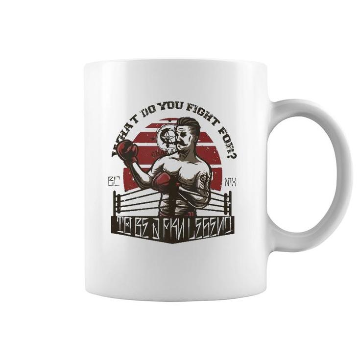 What Do You Fight For To Be A Fkn Legend Chakalmx Boxing Tank Top Coffee Mug