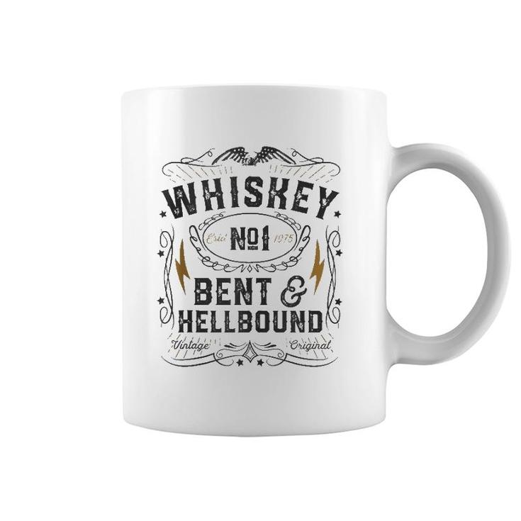 Whiskey Bent And Hellbound Country Music Biker Bourbon Gift  Coffee Mug