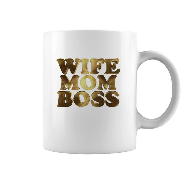 Wife Mom Boss Version Coffee Mug