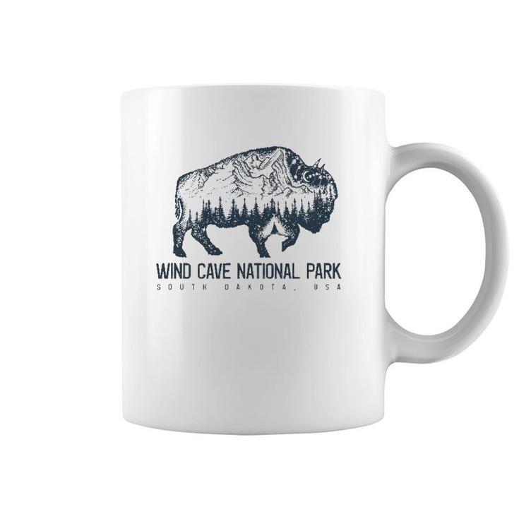 Wind Cave National Park Sd Bison Buffalo Tee Coffee Mug