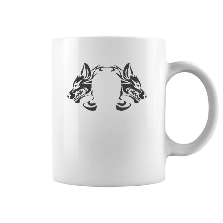 Wolf Skull Halloween Horror Gift Coffee Mug