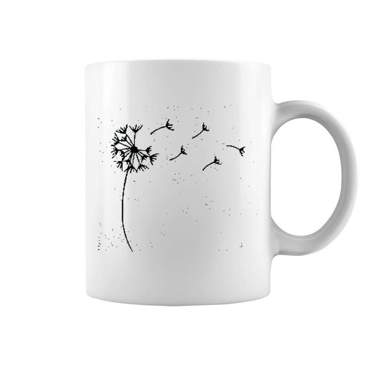 Women Dandelion Casual Scatter Kindness Wish Novelty Coffee Mug