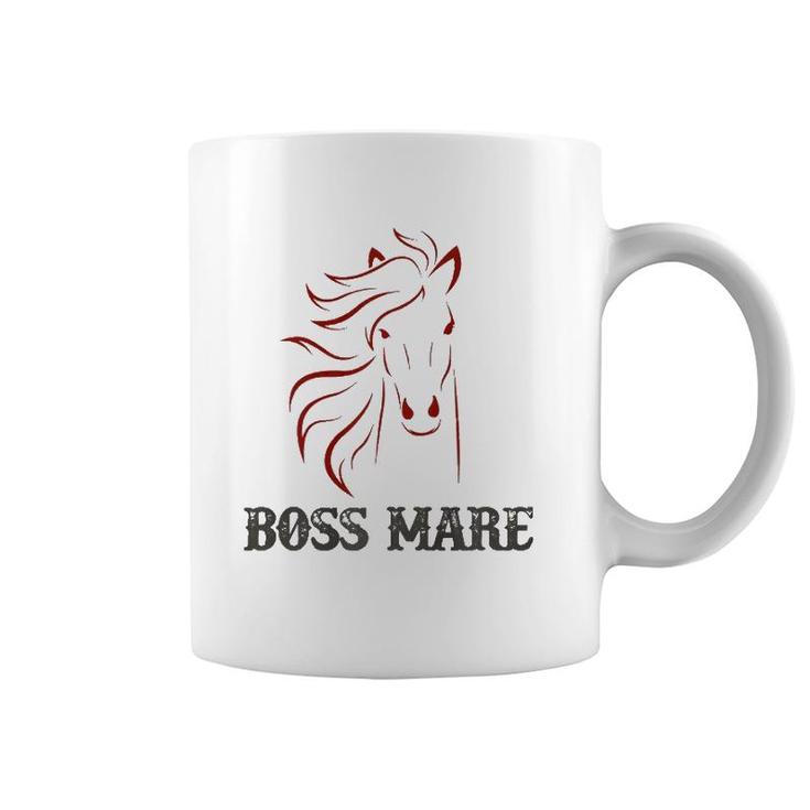 Women Mother's Day Horse  Boss Mare Chestnut  Coffee Mug