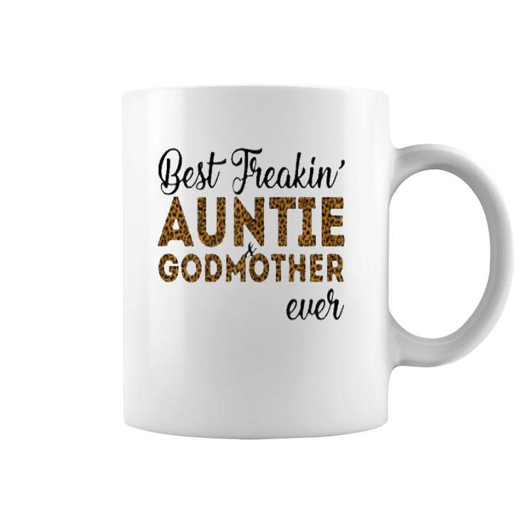 Womens Best Freakin Auntie And Godmother Ever Coffee Mug