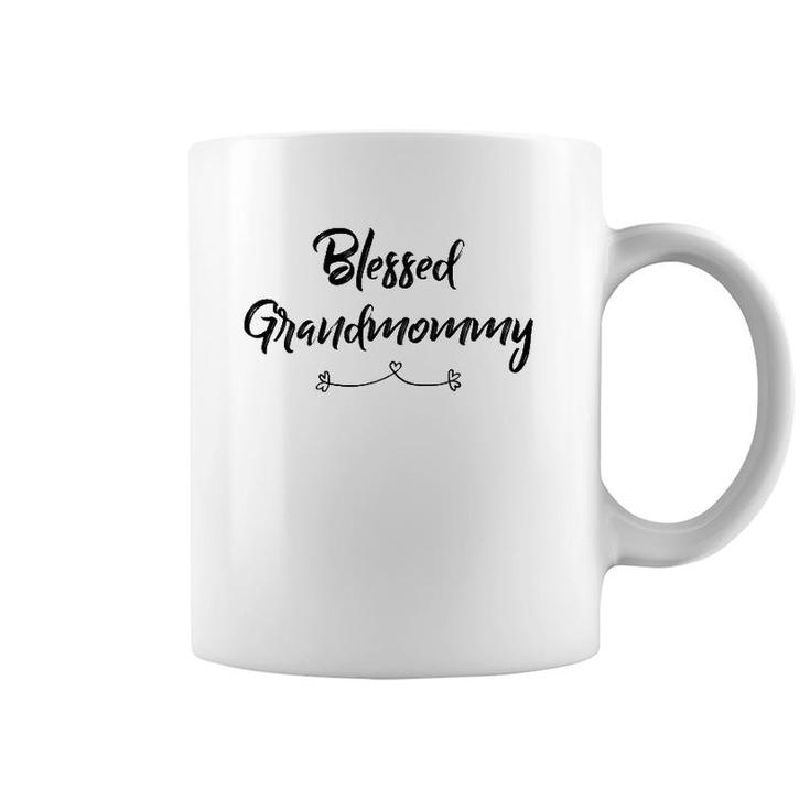 Womens Blessed Grandmommy Grandma Gift Coffee Mug