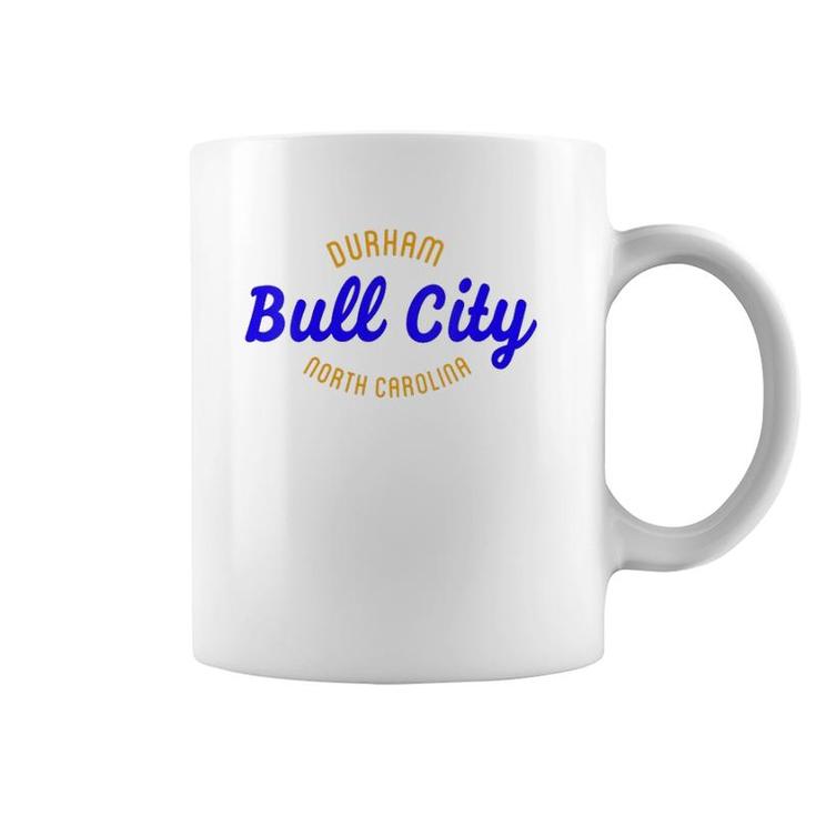 Womens Bull City Durham North Carolina V-Neck Coffee Mug