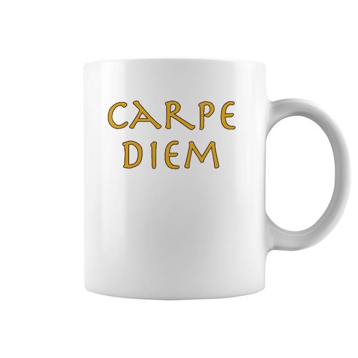 Womens Carpe Diem Happiness Inspiration For Busy People Coffee Mug