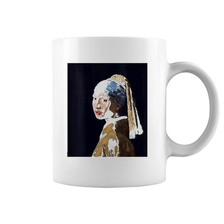 Womens Girl With A Pearl Earring By Johannes Vermeer Coffee Mug