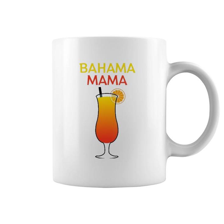 Womens I Love Bahama Mama Always At The Bar With This Cocktail V-Neck Coffee Mug