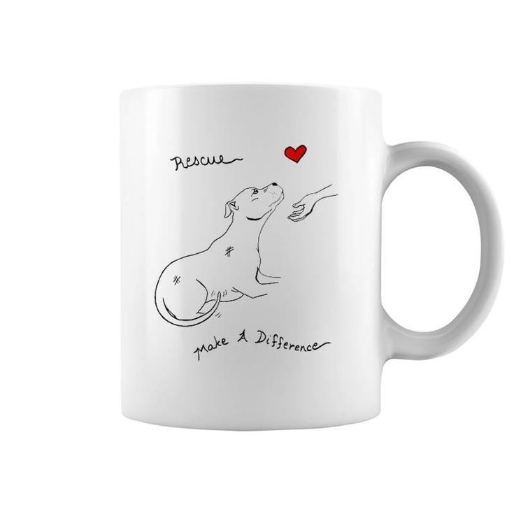 Womens Pitbull Dog Rescue Foster & Adopt Pit Bull Lover  Coffee Mug