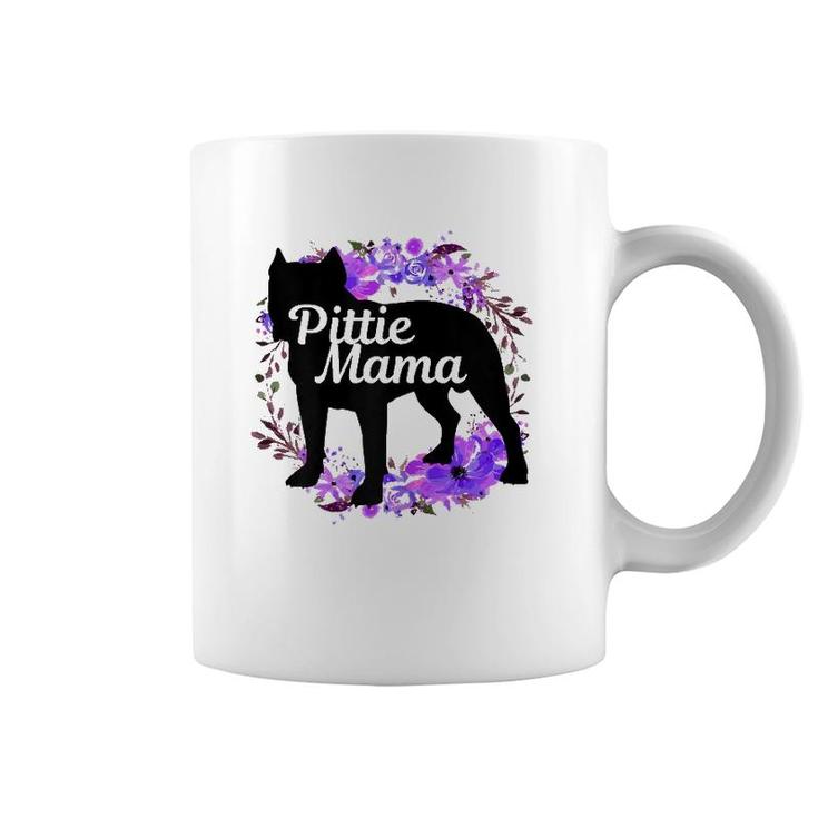 Womens Pitbull Mom Pittie Mama Dog Lover Funny Mother's Day Gift Coffee Mug