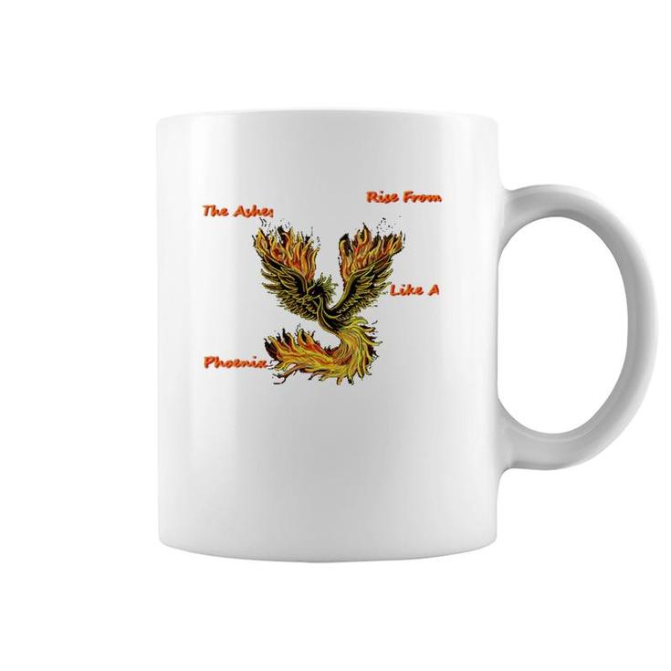 Womens Rise Like A Phoenix Inspirational  Coffee Mug