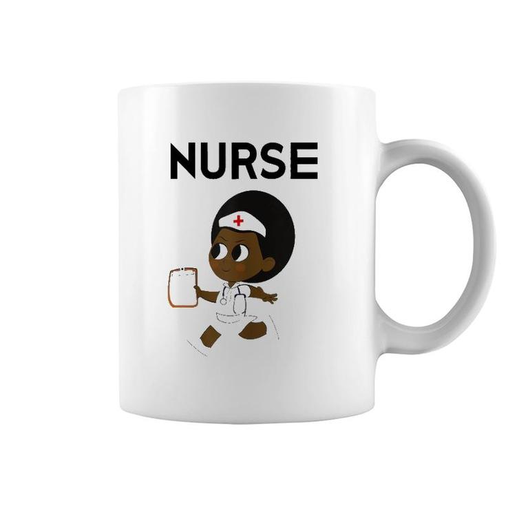 Womens Rn Cna Lpn Nurse Gifts Black Nurses Coffee Mug
