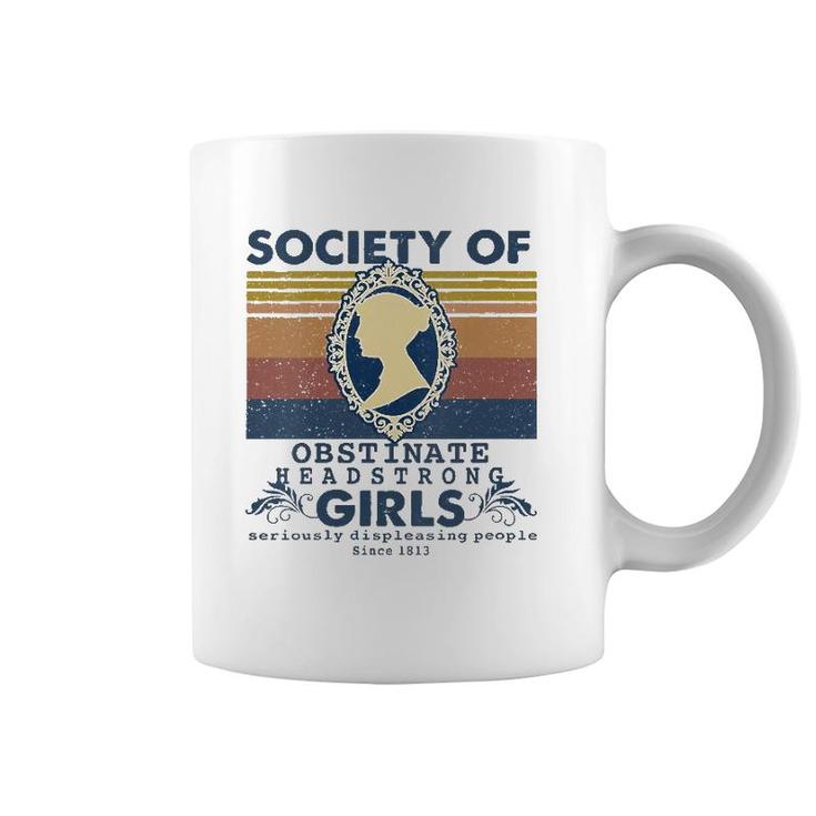 Womens Society Of Obstinate Headstrong Girls  V-Neck Coffee Mug