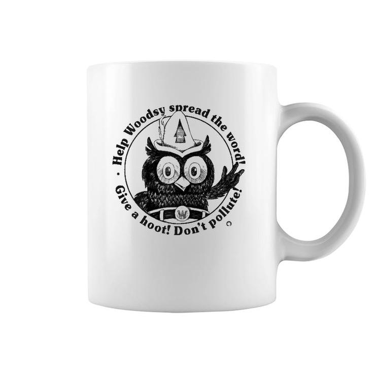 Woodsy Owl Give A Hoot Don't Pollute 70S Vintage Coffee Mug