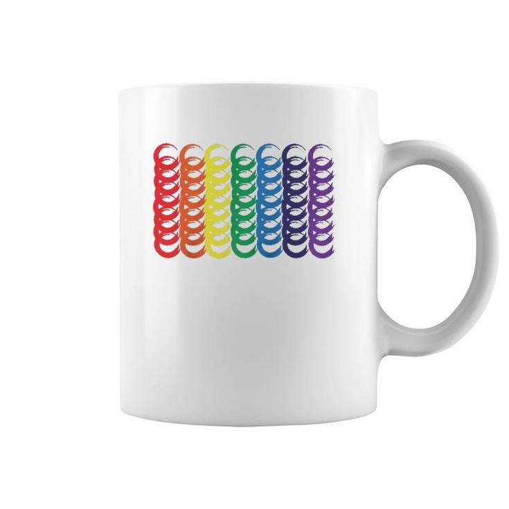 World Gay Pride Equality & Unity Lgbtqia Love Rainbow Flag  Coffee Mug