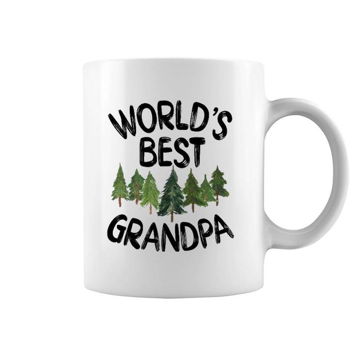 World's Best Grandpa Cute Outdoorsman Father's Day Coffee Mug