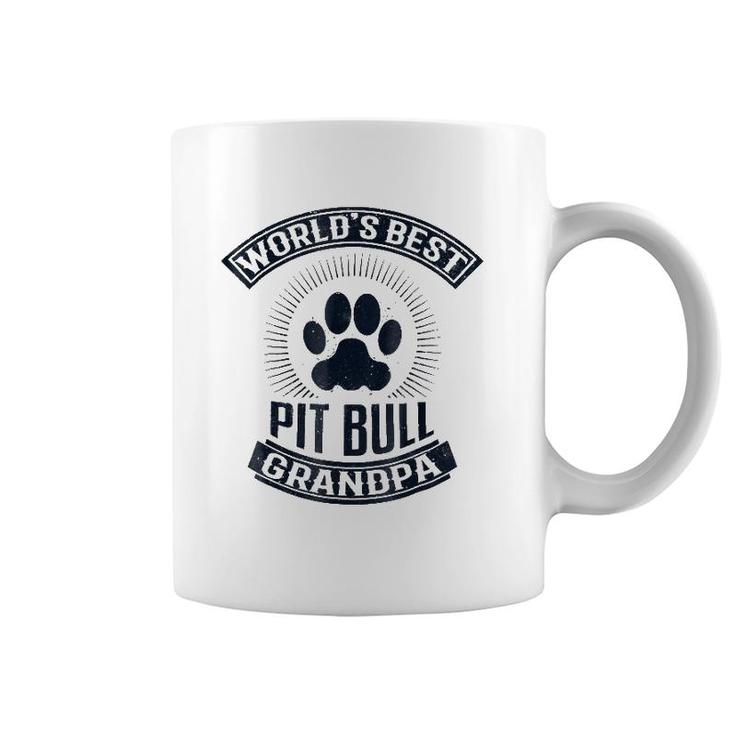World's Best Pit Bull Grandpa Coffee Mug