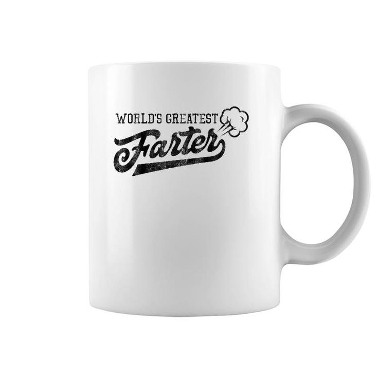 World's Greatest Farter Fart Dad Joke Father's Day Coffee Mug