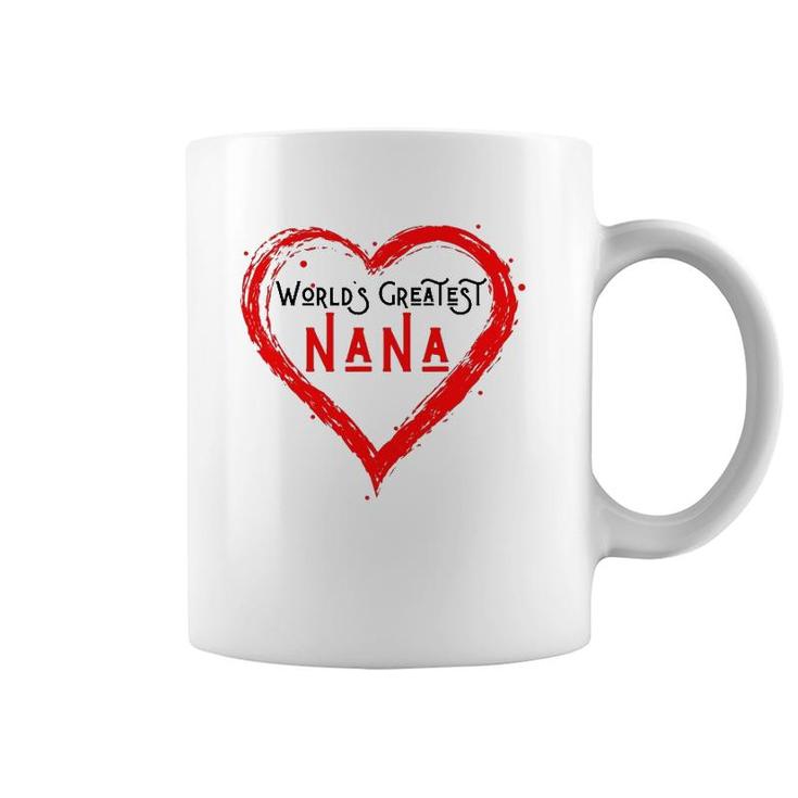 World's Greatest Nana Grandma Love Distressed Mother's Day Coffee Mug