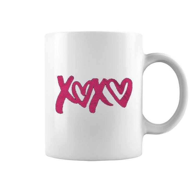 Xoxo Hugs And Kisses Valentine Coffee Mug