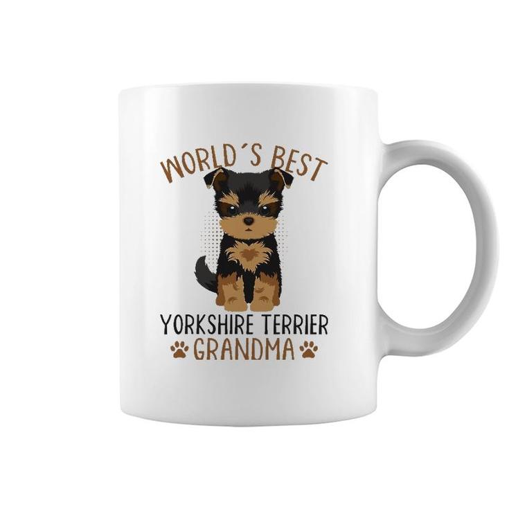 Yorkshire Terrier Grandma Yorkie Grandmother Mother's Day Coffee Mug