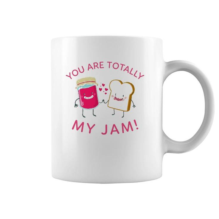 You Are Totally My Jam Funny Peanut Butter And Jelly Lovers Coffee Mug